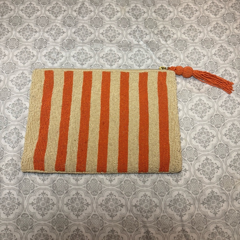 NWOT The Fiona Large Beaded Pouch  Color: Cocktails - Picture 4 of 14